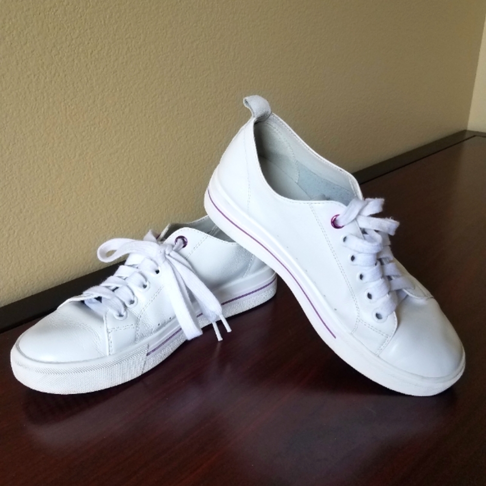 New Teenmix Leather Fashion Platform Sneakers Shoes Size 6. 5
